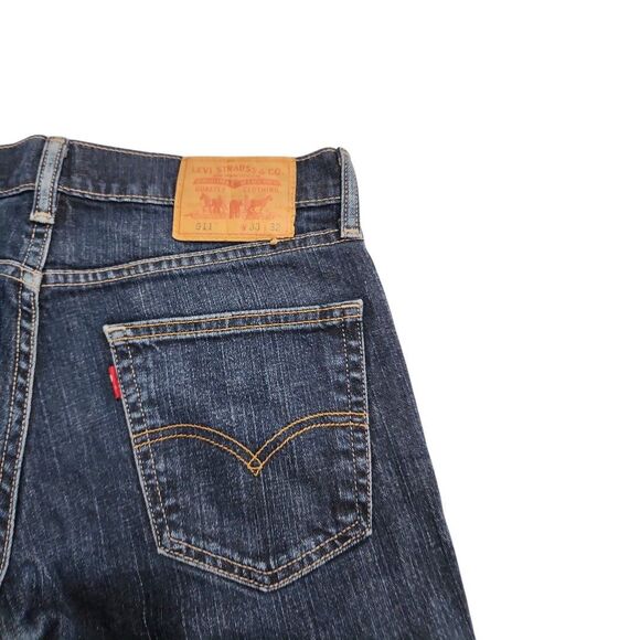 LEVI STRAUSS 511 Men's Denim Pants 33 X 32 Cotton Blend Streetwear Classic Jeans - Picture 8 of 10